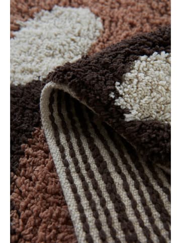 Jotex Dywanik łazienkowy "Laurie" w kolorze brązowo-jasnobrązowym