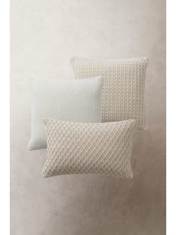 Jotex 3er-Set: Kissenhüllen ''Mila'' in Creme
