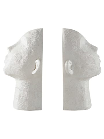 Jotex 2er-Set: Bücherhalter ''Stargazing'' in Weiß -  (B)28 x (H)22,5 x (T)12 cm