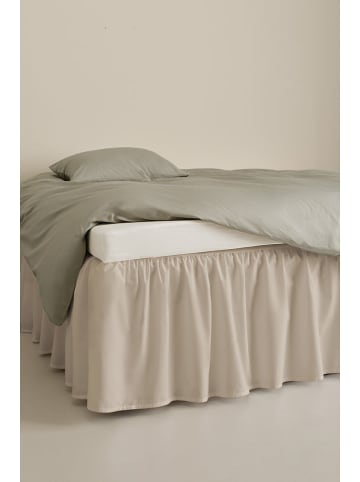 Jotex Spannbettlaken "Zack" in Beige