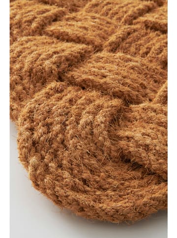 Jotex Jute-Fußmatte "Knot" in Orange