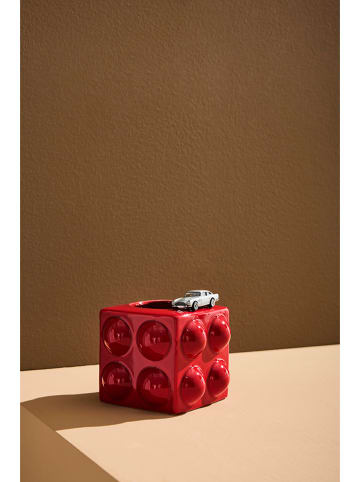 Jotex Wazon "Boo" w kolorze czerwonym - 15 x 15 cm