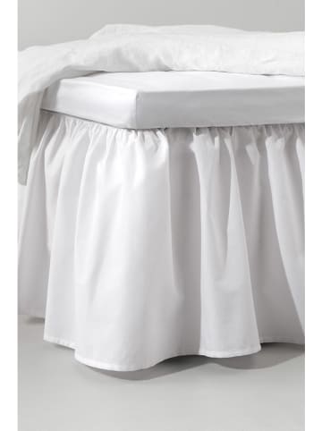 Jotex Spannbettlaken "Zack" in Weiß