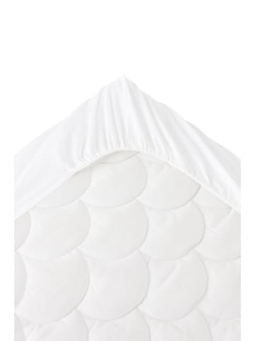 Jotex Prześcieradło w kolorze białym na gumce