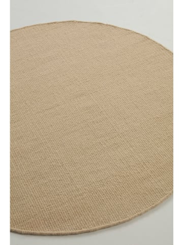 Jotex Wełniany dywan "Row" w kolorze beżowym