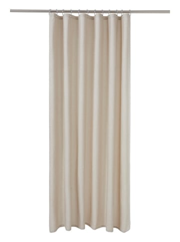 Jotex Zasłona prysznicowa "Loa" w kolorze beżowym