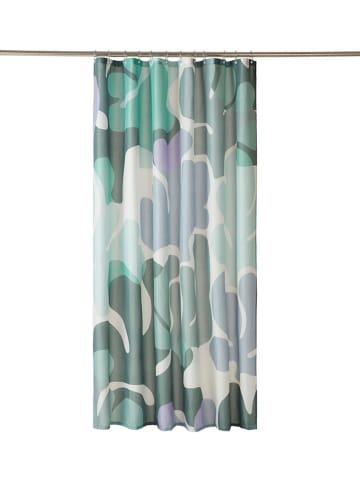 Jotex Duschvorhang "Delores" in Grau/ Grün