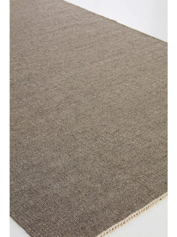 Jotex Wełniany dywan "Row" w kolorze szaro-beżowym