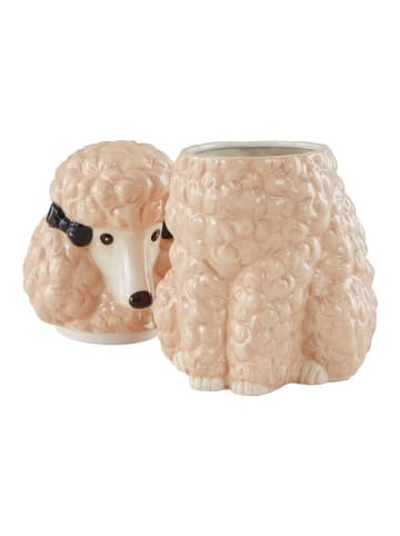 Jotex Pojemnik "Ulla" w kolorze beżowym - wys. 30 x Ø 21 cm