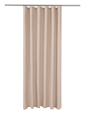 Jotex Zasłona prysznicowa "Loa" w kolorze beżowym