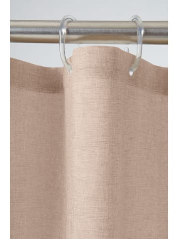 Jotex Zasłona prysznicowa "Loa" w kolorze beżowym