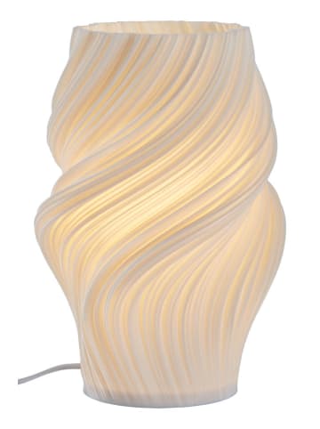 Jotex Lampa stołowa "Calais" w kolorze białym - wys. 27 x Ø 18 cm