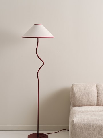 Jotex Lampa stojąca "Juliet" w kolorze czerwono-białym - 36 x 148 x 23 cm