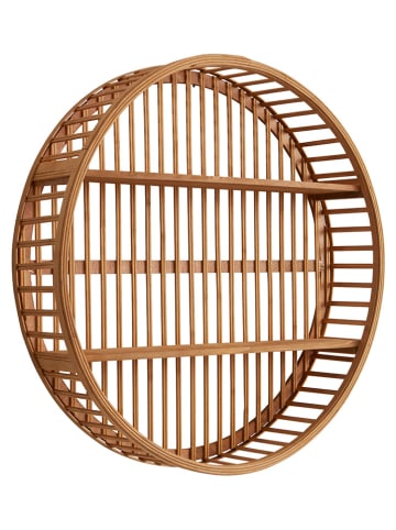 Jotex Wandregal ''Pollux'' in Hellbraun - Ø 63 cm