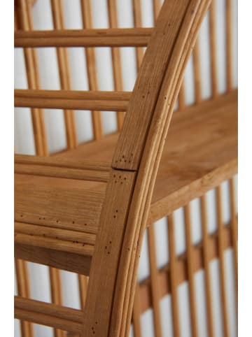 Jotex Regał ścienny "Pollux" w kolorze jasnobrązowym - Ø 63 cm