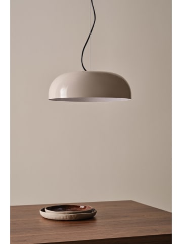 Jotex Lampa wisząca "Ragge" w kolorze beżowym - wys. 11,5 x Ø 35 cm