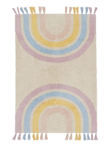 Jotex Baumwoll-Teppich ''Sunita'' in Creme/ Bunt