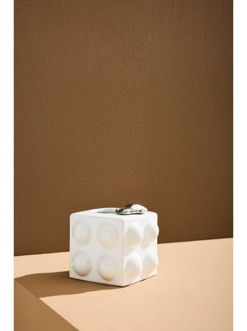 Jotex Vase "Boo" in Weiß - (B)15 x (H)15 cm