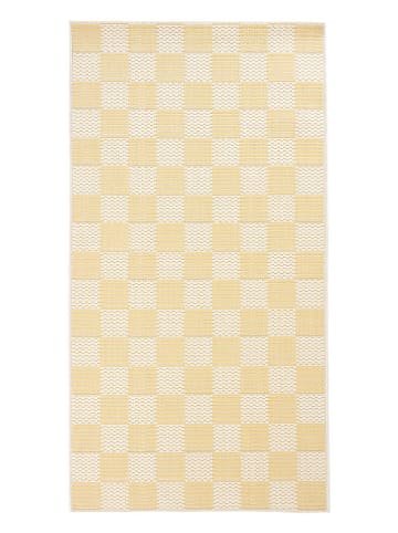 Jotex Dywan zewnętrzny "Marta" w kolorze żółto-kremowym