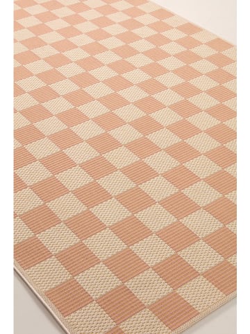 Jotex Dywan zewnętrzny "Marta" w kolorze jasnoróżowo-kremowym