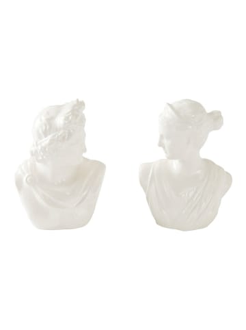 Jotex 2-częściowy zestaw przyprawników "Vita" w kolorze białym - dł. 9,5 cm