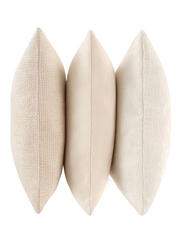 Jotex Poszewki (3 szt.) "Chloe" w kolorze kremowym na poduszkę