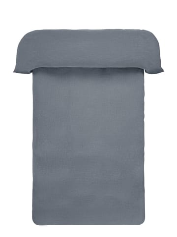 Jotex Poszwa "Amilia" w kolorze niebieskoszarym na kołdrę