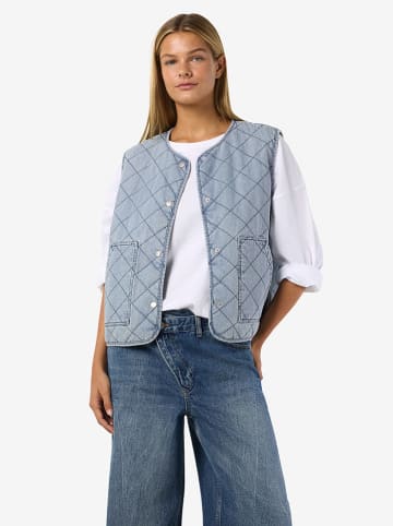 Noisy may Doorgestikte bodywarmer "Cleo" lichtblauw