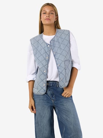 Noisy may Doorgestikte bodywarmer "Cleo" lichtblauw