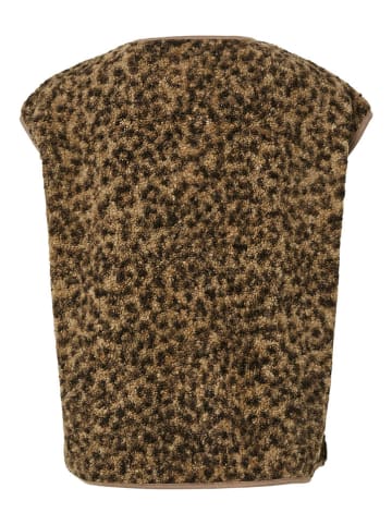 Pieces Teddyweste "Pckatty" in Hellbraun