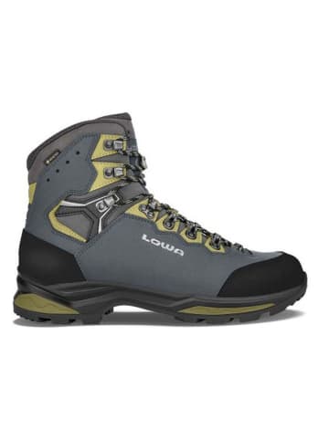 LOWA Leder-Trekkingschuhe "Camino EVO GTX" in Khaki/ Blau
