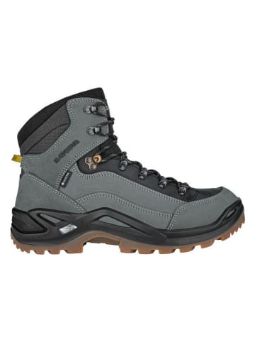 LOWA Leder-Wanderschuhe "Renegade GTX Mid" in Grau