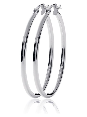 l'atelier précieux Srebrne kolczyki-kreole