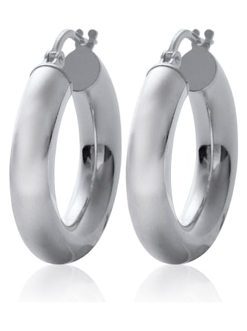 l'atelier précieux Srebrne kolczyki-kreole