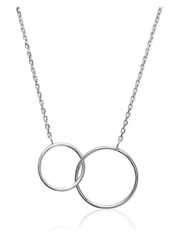 l'atelier précieux Silber-Halskette mit Schmuckelementen - (L)45 cm