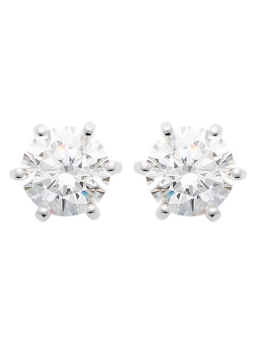 l'atelier précieux Silber-Ohrstecker mit Edelsteinen