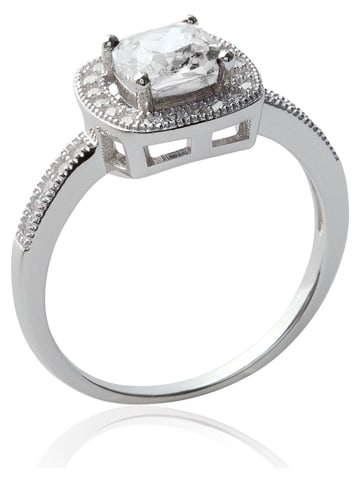 l'atelier précieux Srebrny pierścionek z cyrkoniami