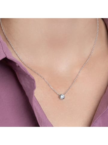 l'atelier précieux Silber-Halskette mit Schmuckelement - (L)40 cm