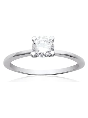 l'atelier précieux Srebrny pierścionek z cyrkonią