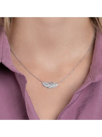 l'atelier précieux Silber-Halskette mit Schmuckelement - (L)45 cm