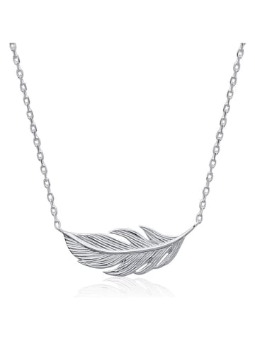 l'atelier précieux Silber-Halskette mit Schmuckelement - (L)45 cm