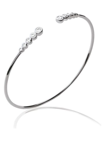 l'atelier précieux Silber-Armspange mit Edelsteinen