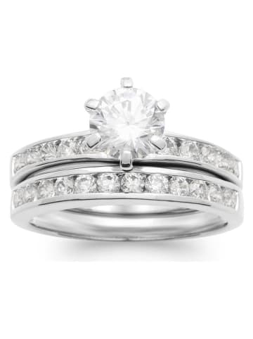 l'atelier précieux Silber-Ring mit Edelsteinen