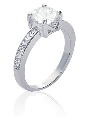 l'atelier précieux Srebrny pierścionek z cyrkoniami