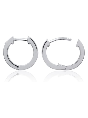 l'atelier précieux Srebrne kolczyki-kreole z cyrkoniami