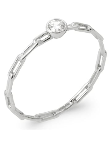 l'atelier précieux Srebrny pierścionek z cyrkonią