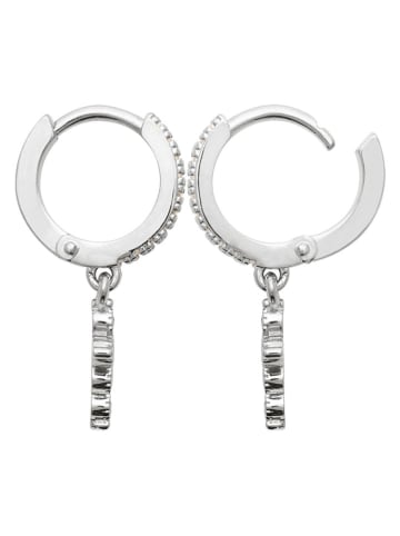 l'atelier précieux Srebrne kolczyki-kreole z cyrkoniami