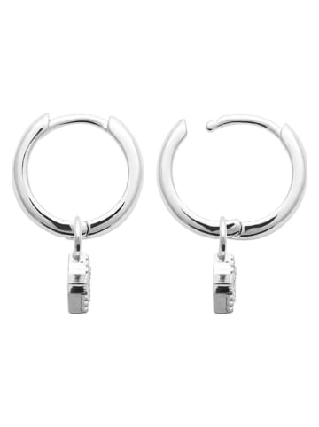 l'atelier précieux Srebrne kolczyki-kreole z cyrkoniami