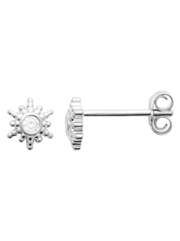 l'atelier précieux Srebrne kolczyki-wkrętki z cyrkoniami