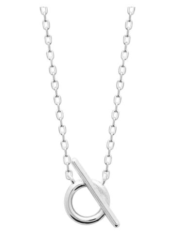 l'atelier précieux Silber-Halskette mit Schmuckelement - (L)45 cm